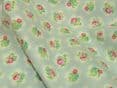 Dainty Flowers, Baby Blue, 100% Cotton Curtain / Soft Furnishing / Dressmaking Fabric